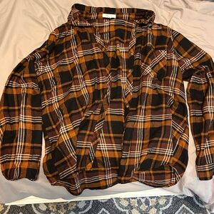 Maurices Plaid Button Down Shirt